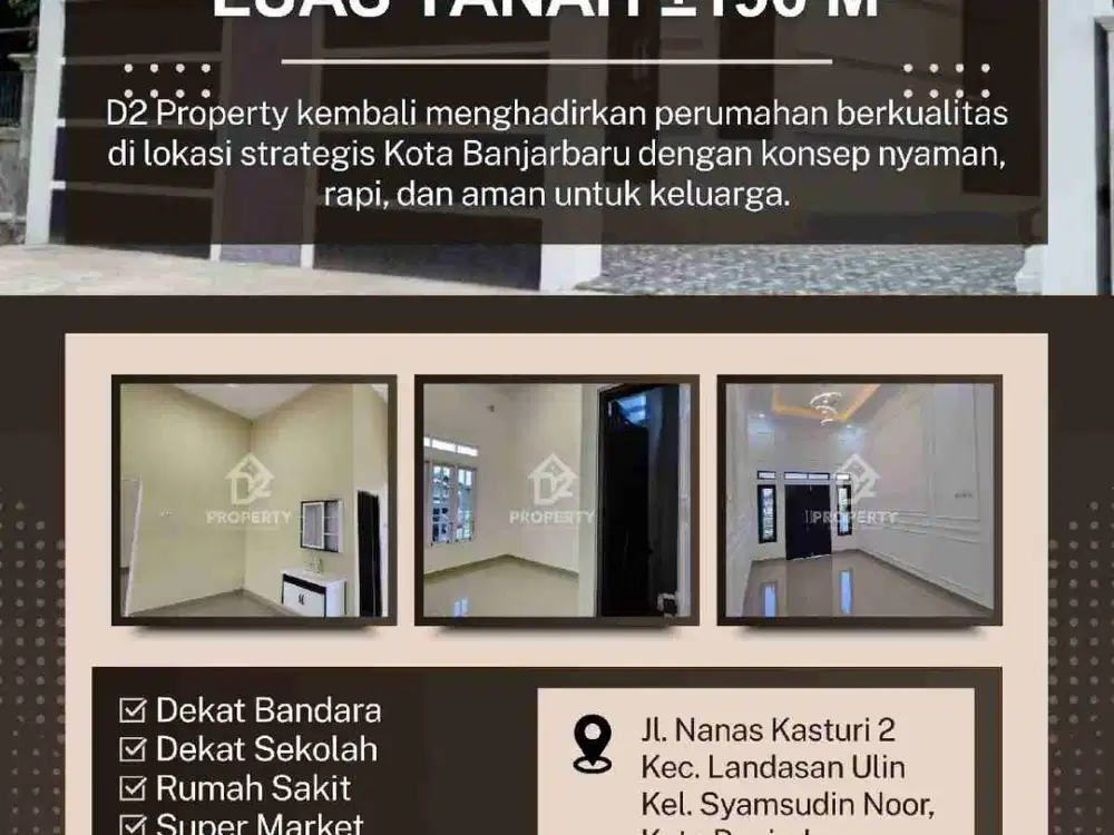 RUMAH MEWAH SIAP BANGUN BANJARBARU KALSEL