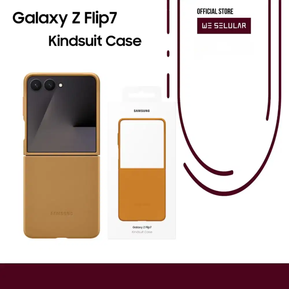Samsung Galaxy Z Flip7 Kindsuit Case Brown / Camel Original