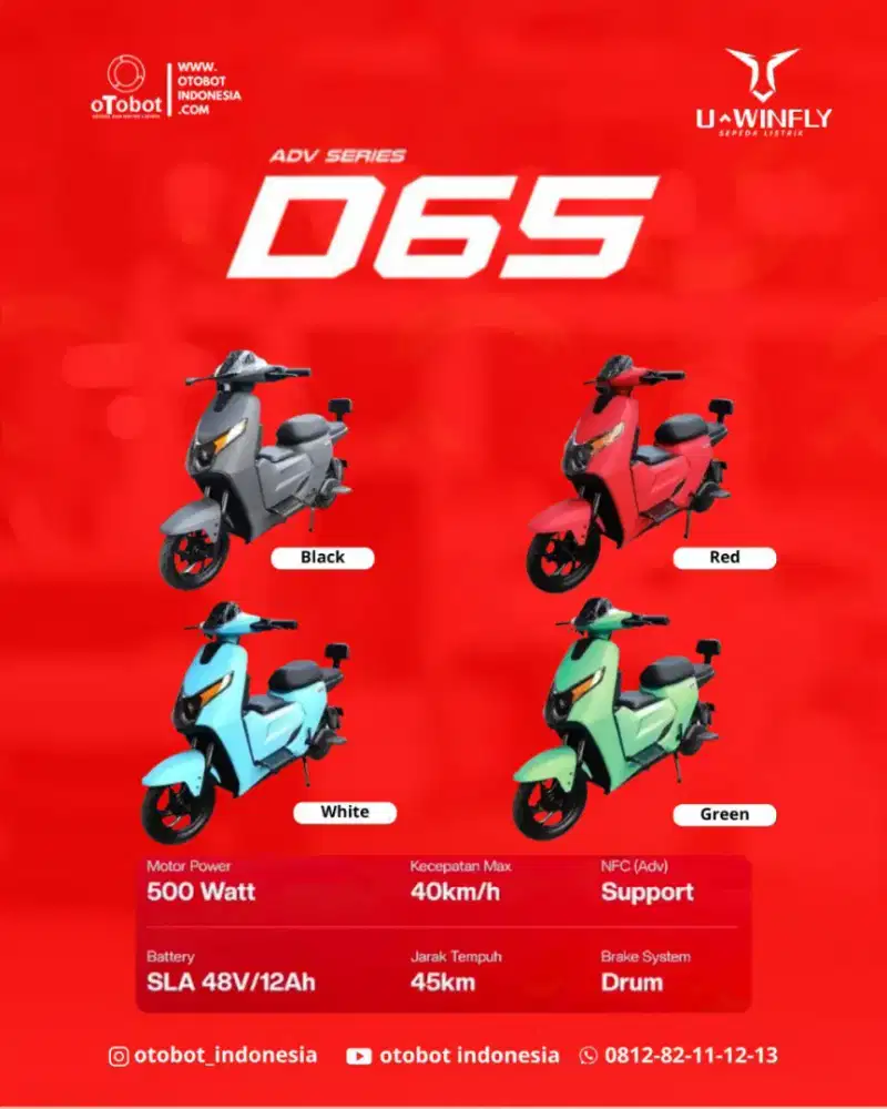 SEPEDA LISTRIK D65 UWINFLY