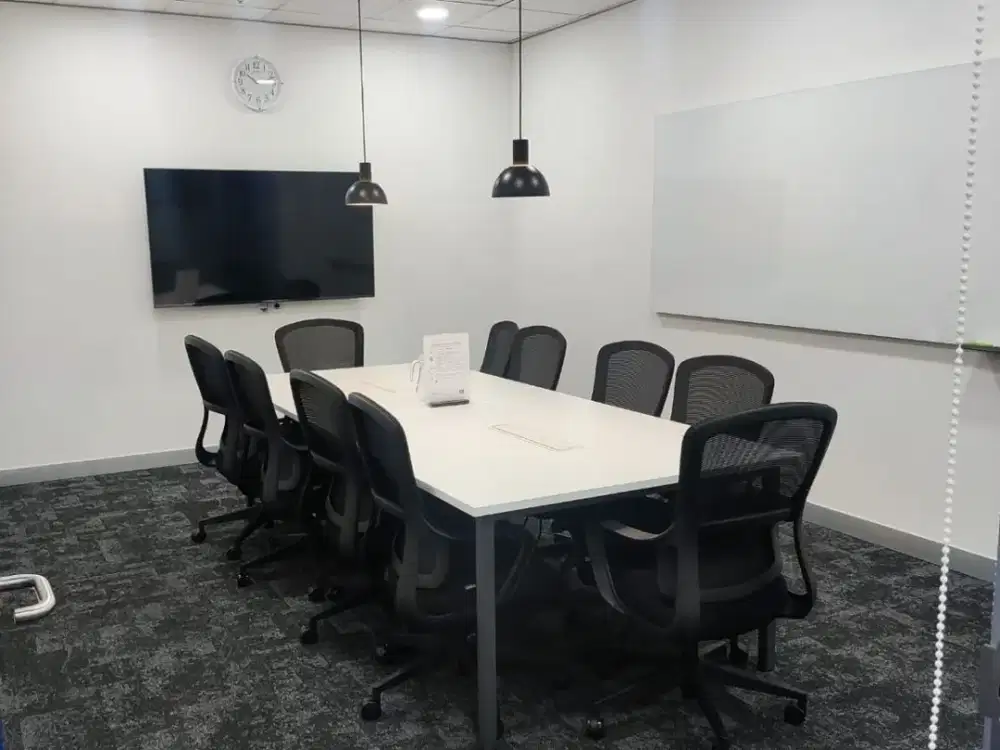 Kantor Unit Furnished 8 Pax Di Wisma BCA Area BSD Tangerang Lokasi Strategis