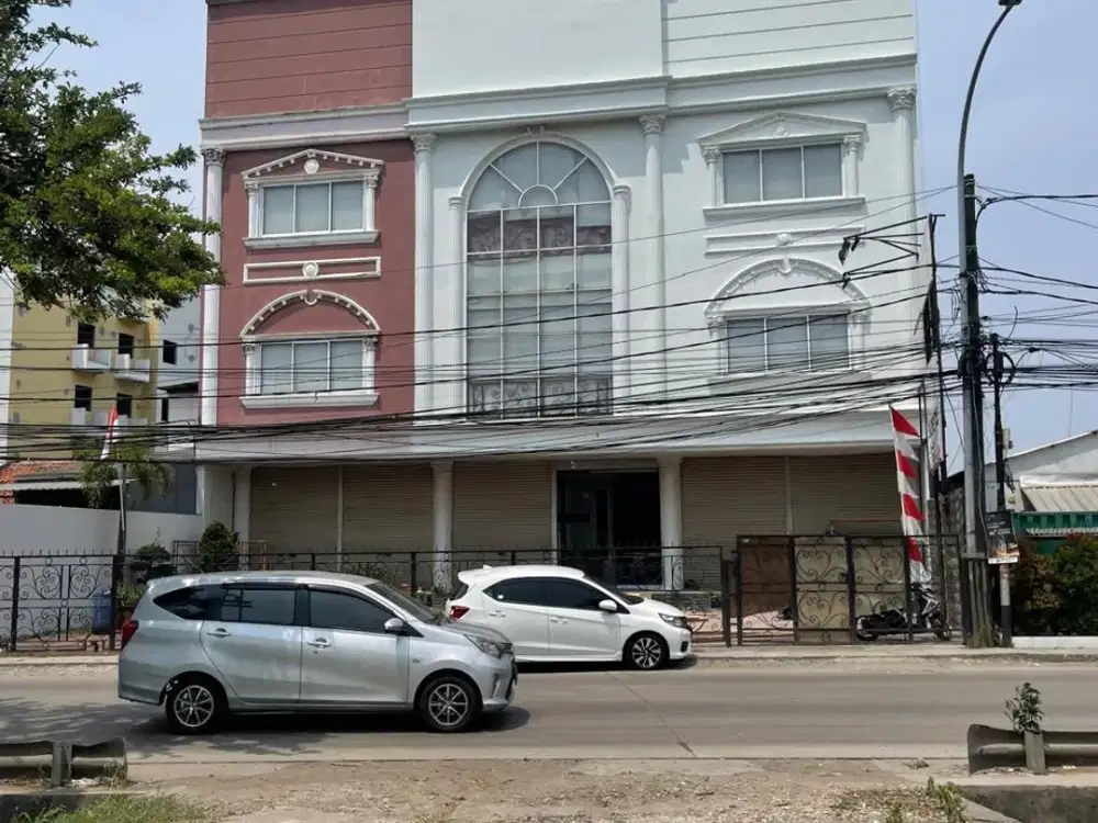 DIJUAL GEDUNG 4 LANTAI EX TOKO AKSES JALAN UTAMA JUAL MURAH HARGA NJOP DI BENDA TANGERANG