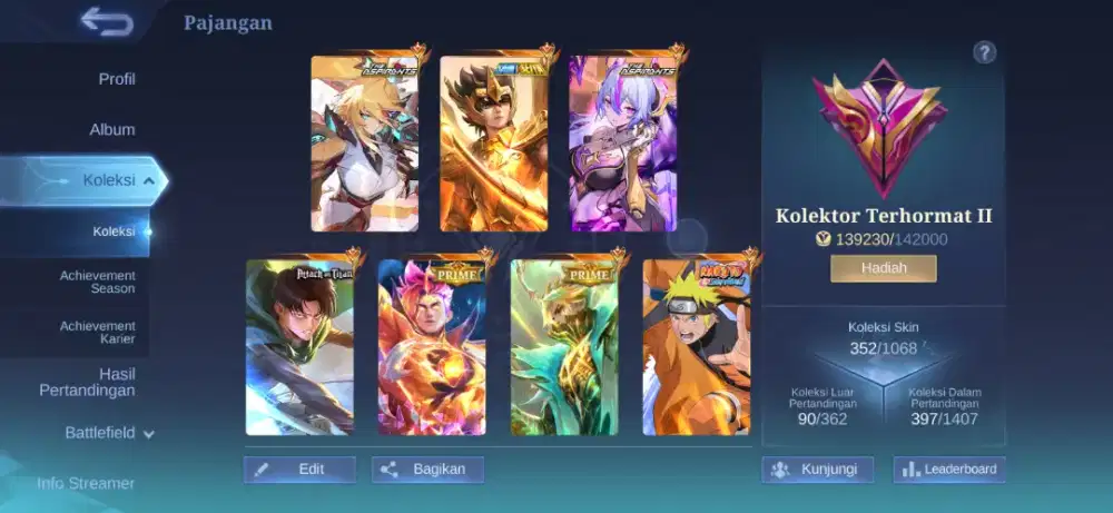 JUAL AKUN MOBILE LEGENT