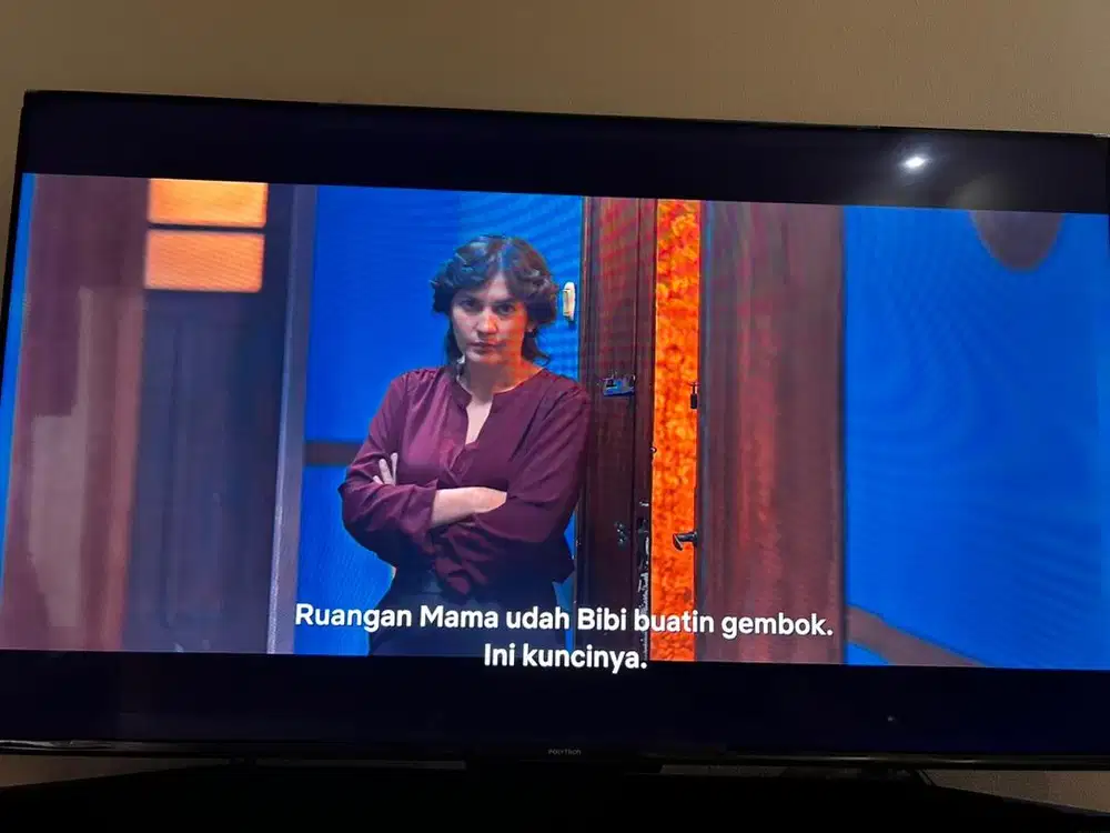 Tv Android Polytron 50 Inc kondisi mulus bagus