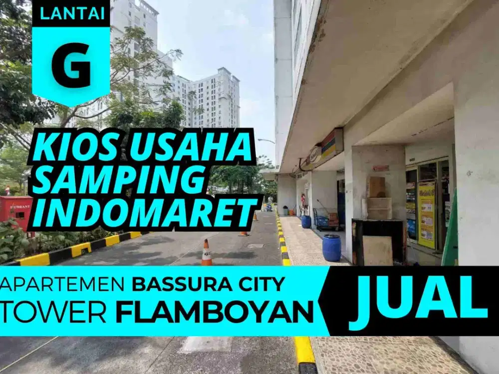 Jual Kios Usaha Hunian Padat Di Dalam Kawasan Apartemen Bassura City