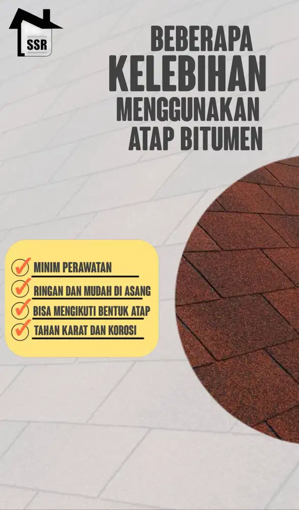 GENTENG ASPAL BALI BITUMEN