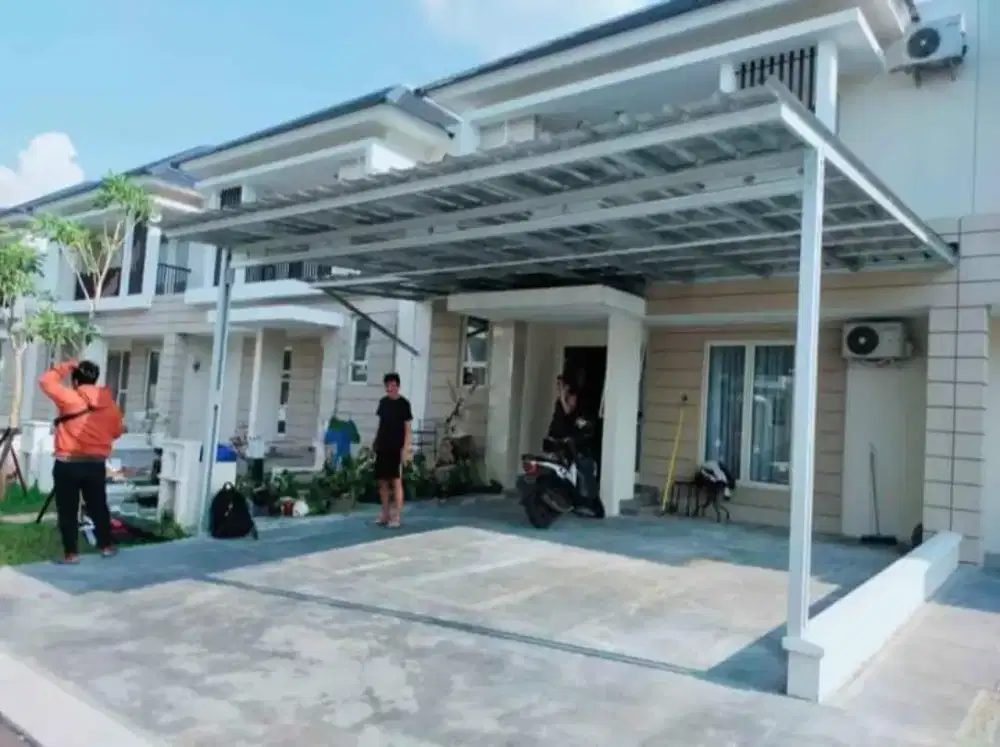 Kanopi spandek minimalis