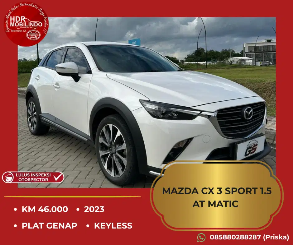 MAZDA CX3 SPORT 2023 AT MATIC GENAP