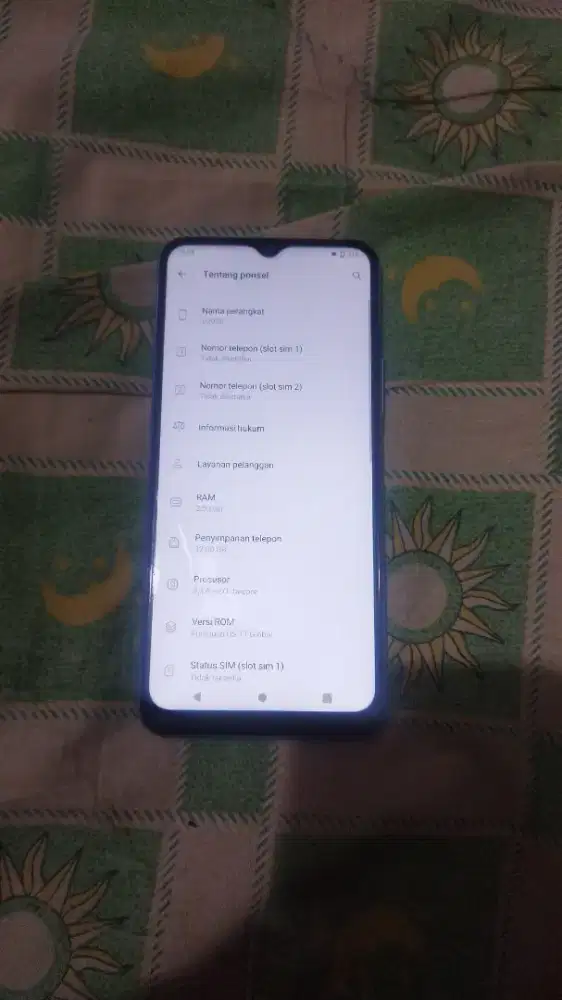 Vivi y12 kondisi bekas