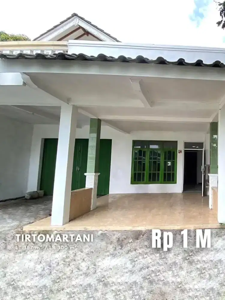 Dijual Rumah Luas Harga Murah dekat Jalan Raya LPMP