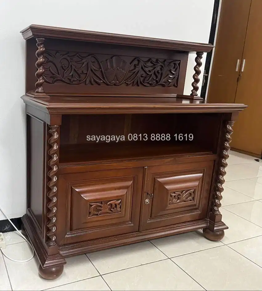Lemari Buffet Antik Kuno Vanderpol Asli