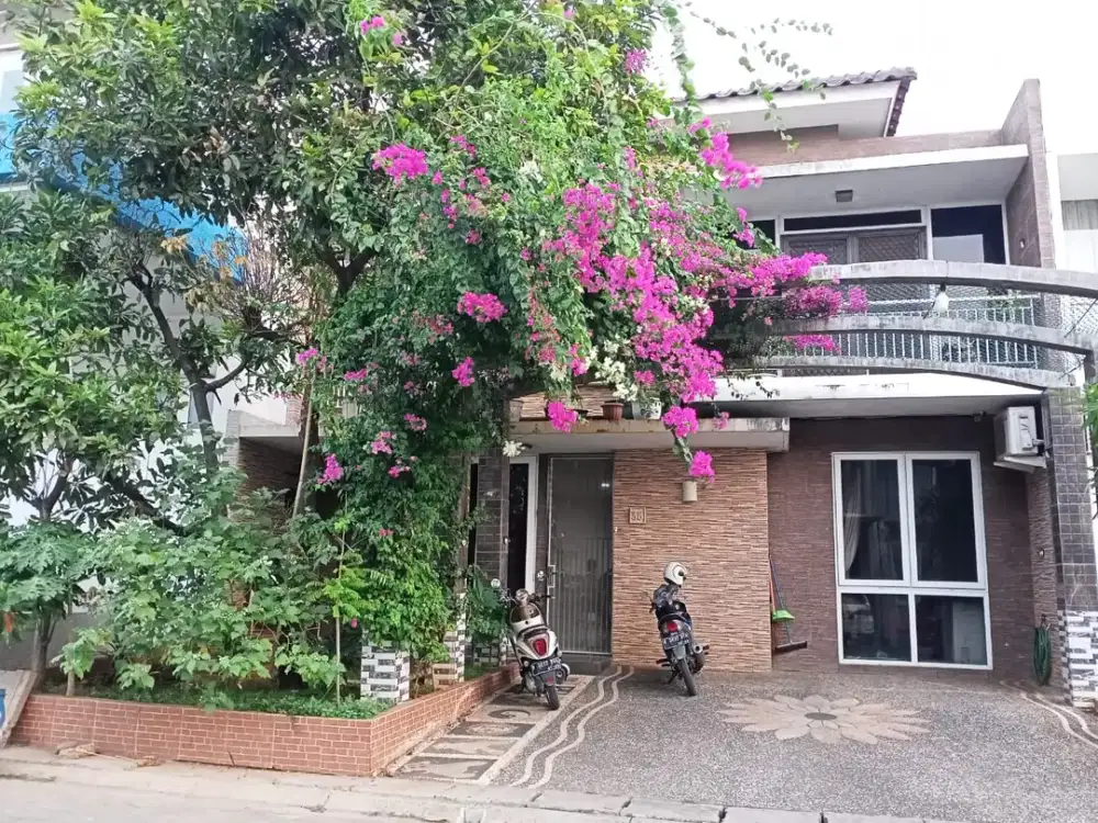 DIJUAL RUMAH BESAR MINIMALIS SEMI FURNISH TRUN HARGA JUAL MURAH DI GREEN COURT