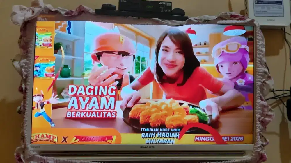 Tv sharp 32 in +setebox matrix