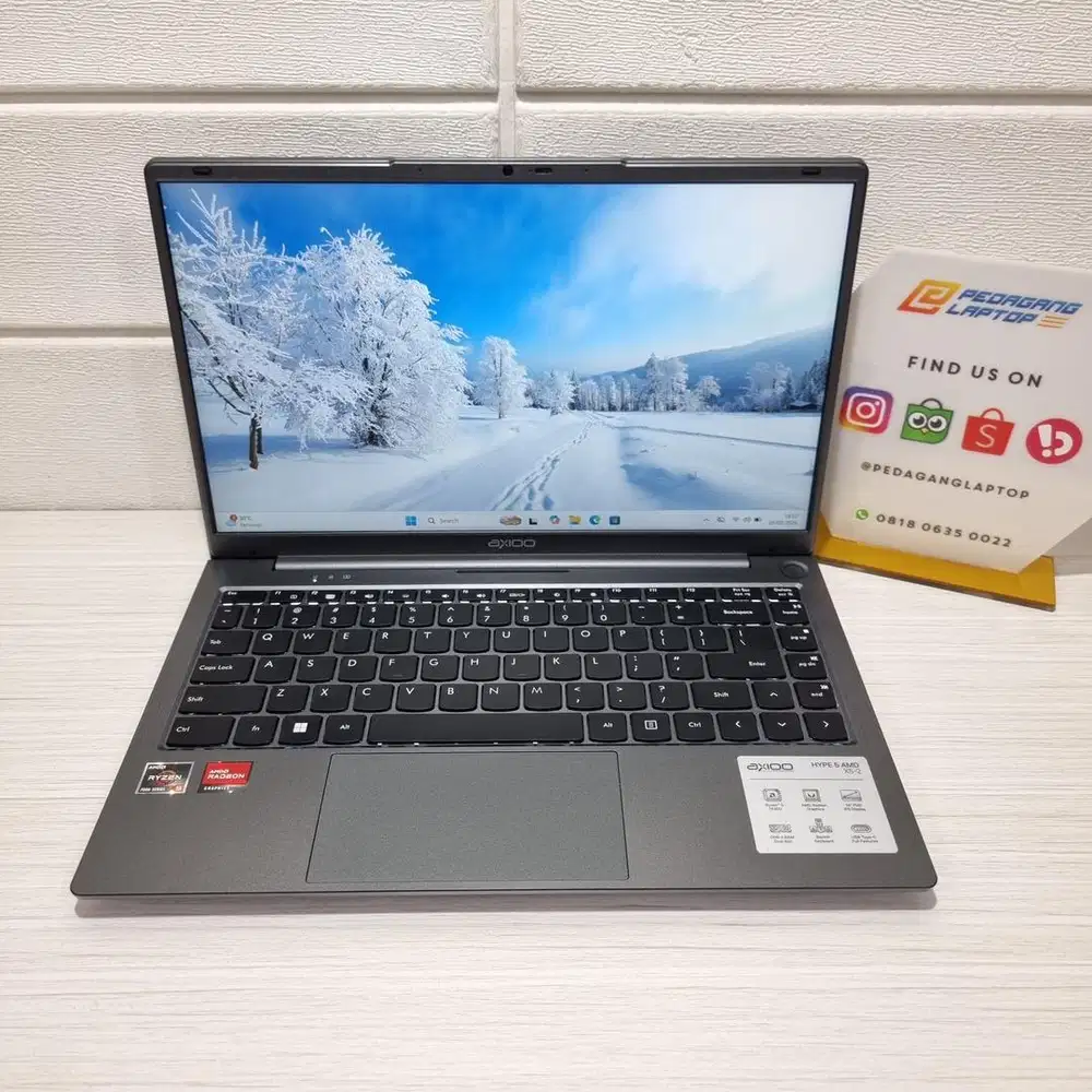 Laptop Axioo Hype 5 AMD X5 Ryzen 5-7430U 8GB/500GB FHD IPS DISPLAY