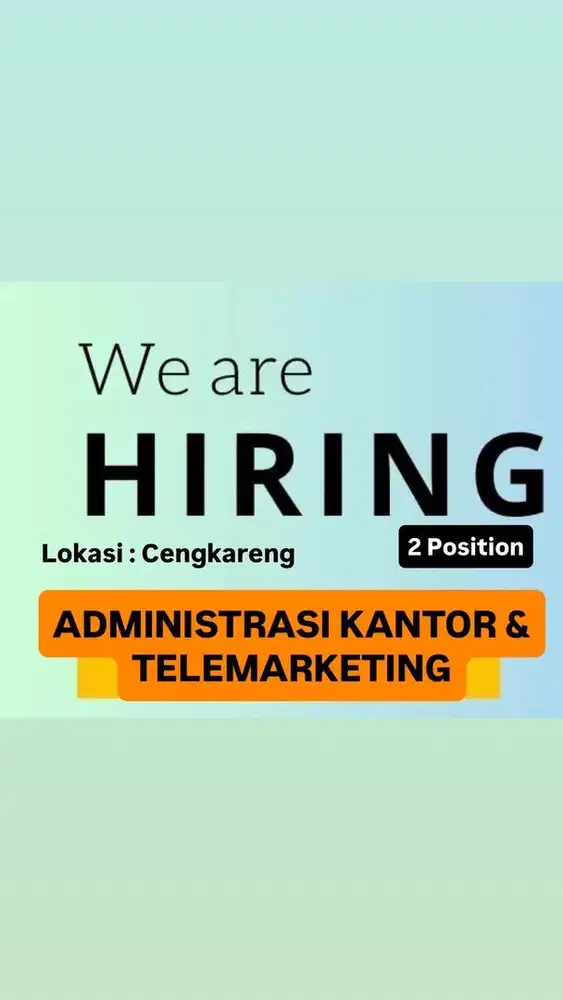 Administrasi Kantor & Telemarketing