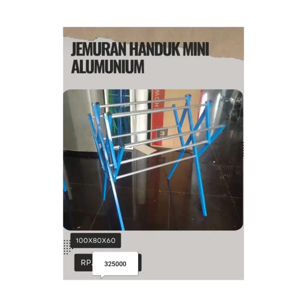Jemuran Mini Alumunium