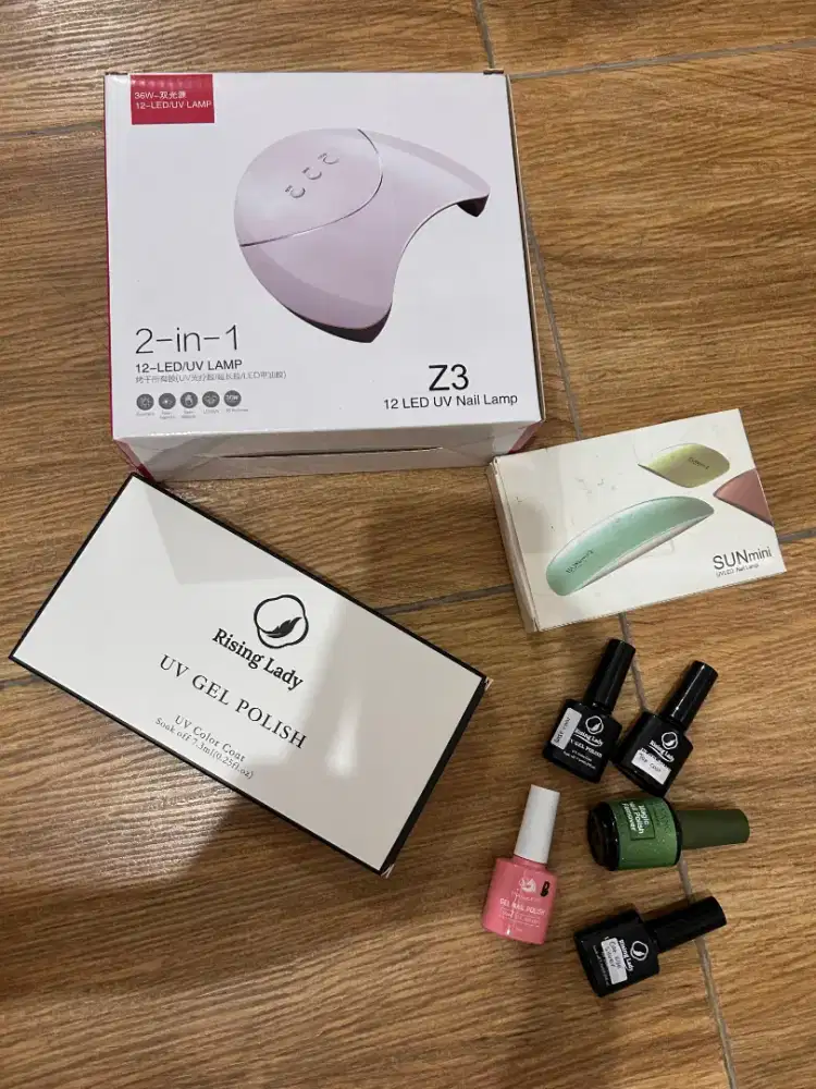 Paket UV nail lamp 36W & nail gel