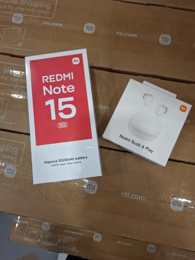 Redmi Note 15 5G + Free Redmi Buds 6 Play | Kredit Mudah Cukup KTP