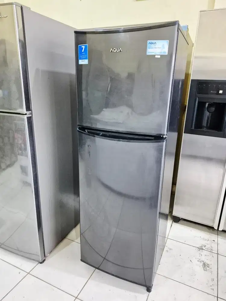 Free antar kulkas aqua dua pintu