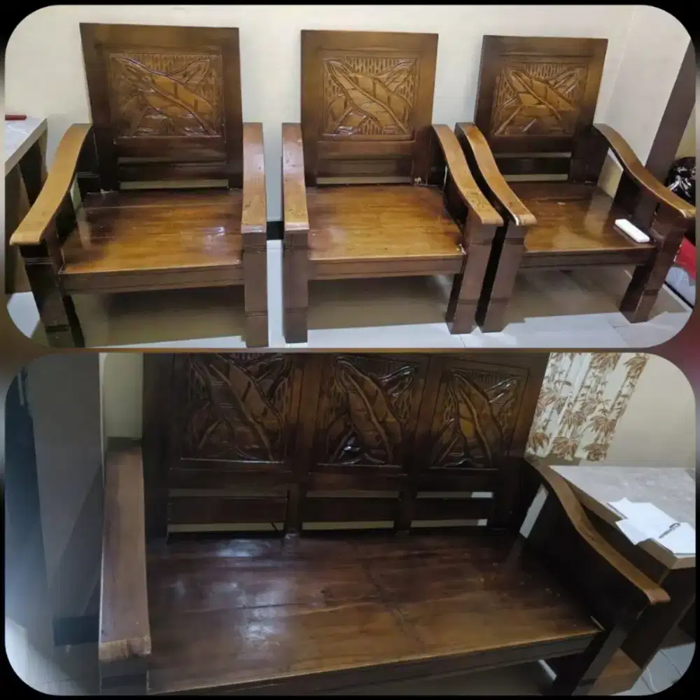 Set Kursi Jati Premium Good condition