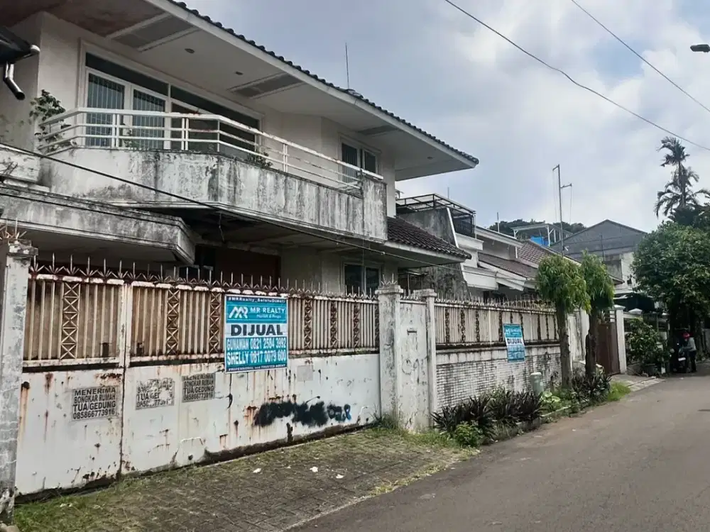 PERMATA HIJAU, RARE UNIT DIJUAL RUMAH HITUNG TANAH DLM KOMPLEK, JAKARTA SELATAN