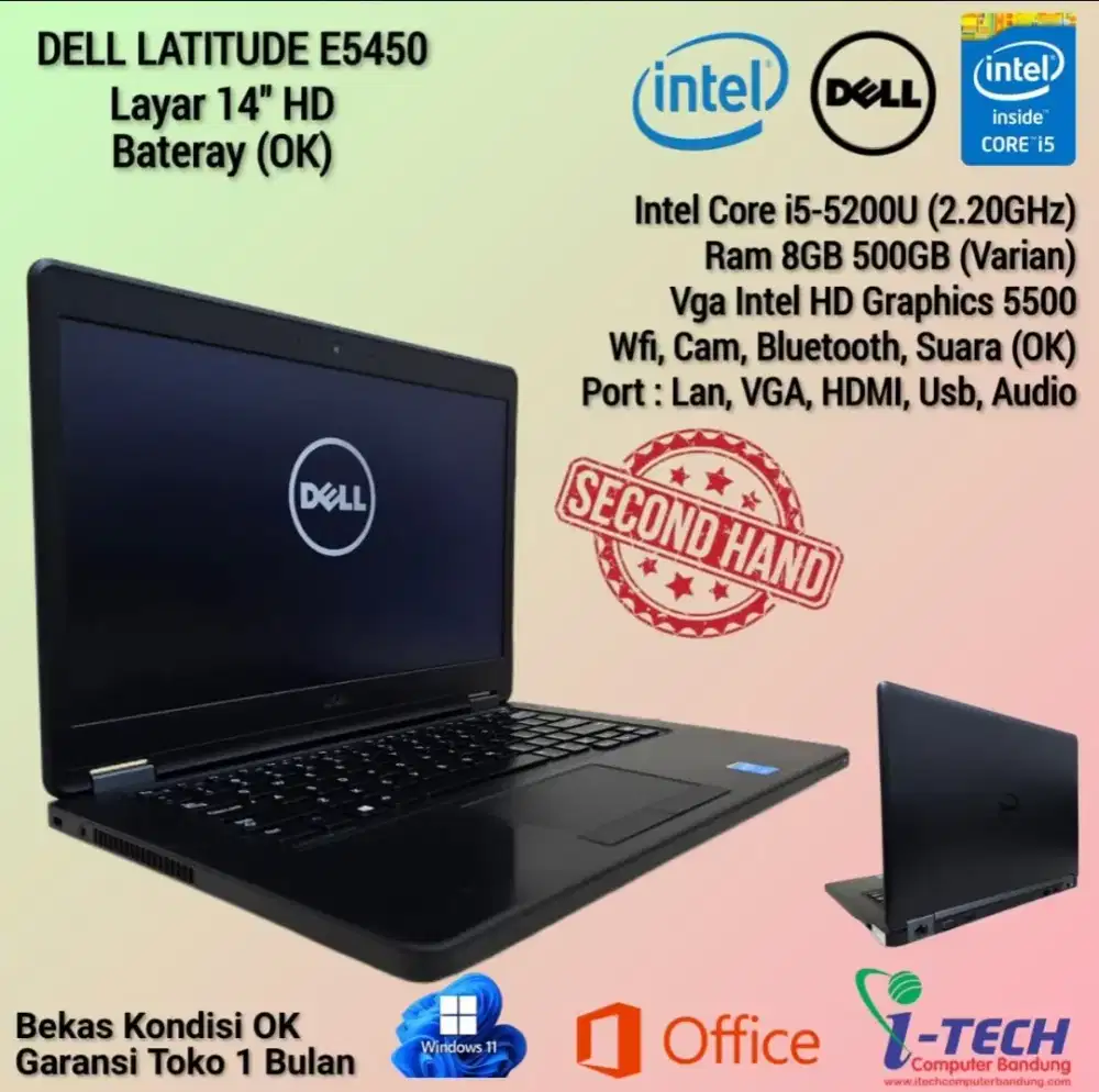 Laptop DELL LATITUDE E5450