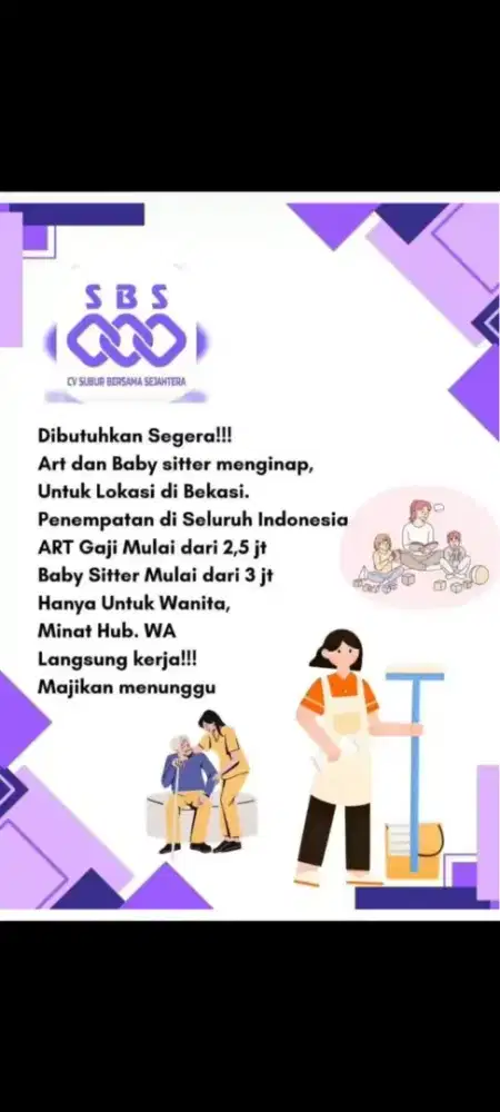 Dibutuhkan Art dan Babysister