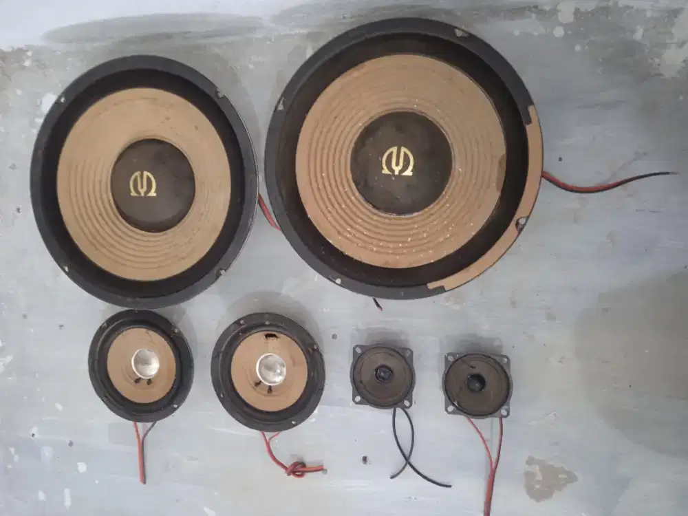 Jual speaker bekas 10 inchi 2 set