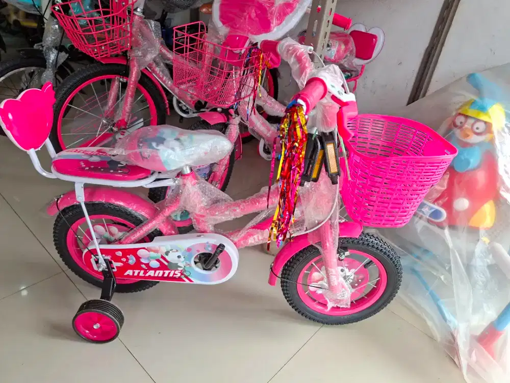 Sepeda Anak Perempuan Sepeda Mini CTB 12 Inch ATLANTIS