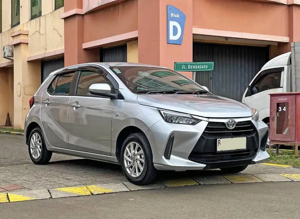 Jual Cepat : Toyota Agya 1.2 G Cvt 2023 Silver Service Record Dp 24jt