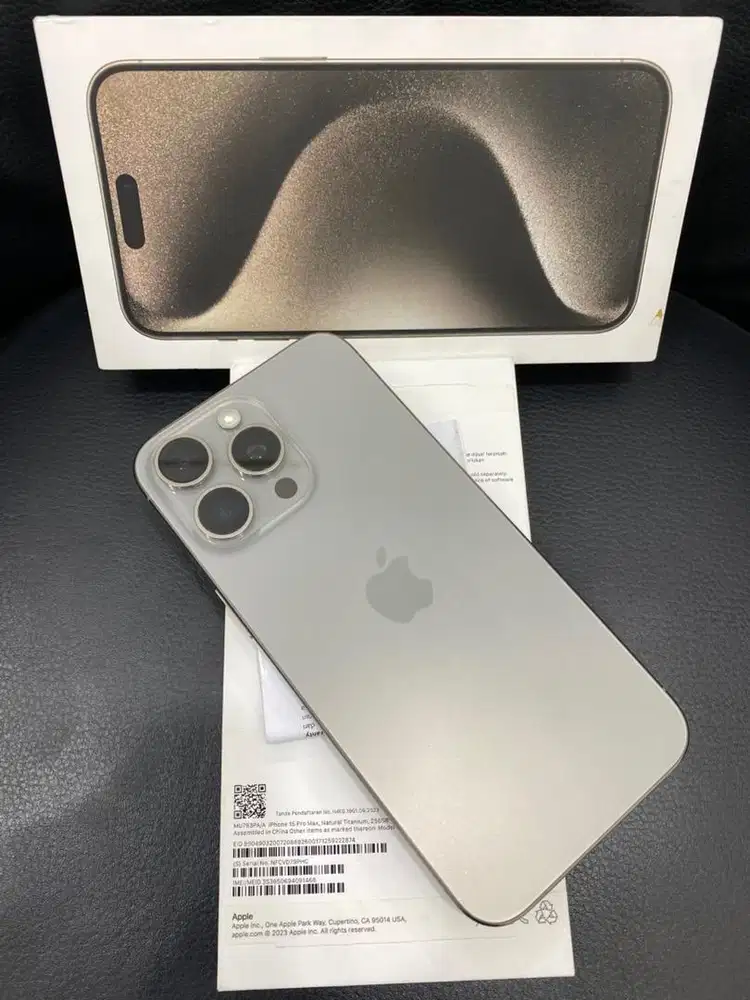 Iphone 15 Promax , Natural Titanium , 256GB IBox
