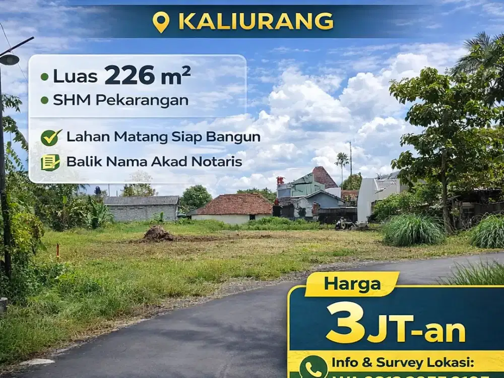 Tanah Jogja Kaliurang km10 Lahan Matang Siap Bangun