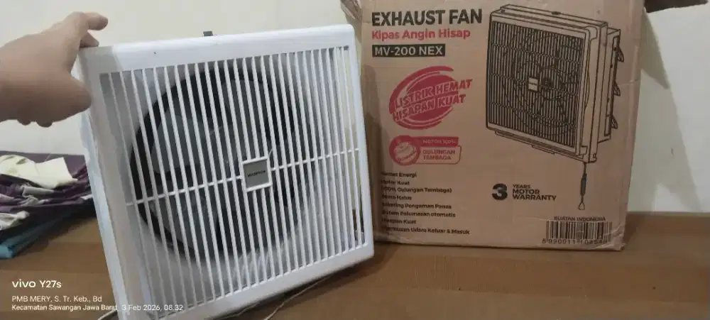 kipas angin dinding kotak