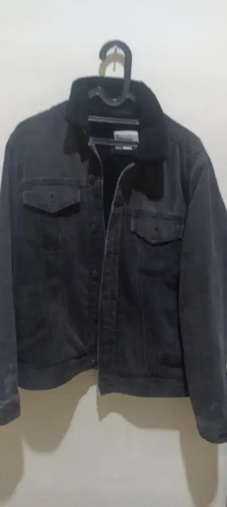 Jaket jeans merk old navy ori black