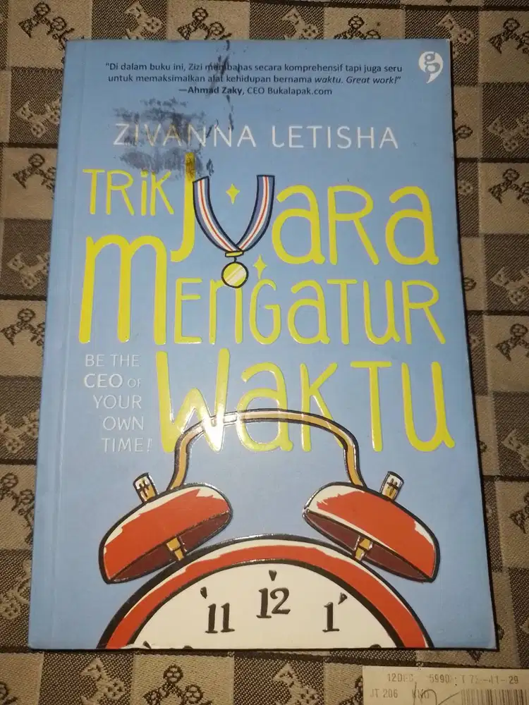 Dijual Buku Trik Juara Mengatur Waktu