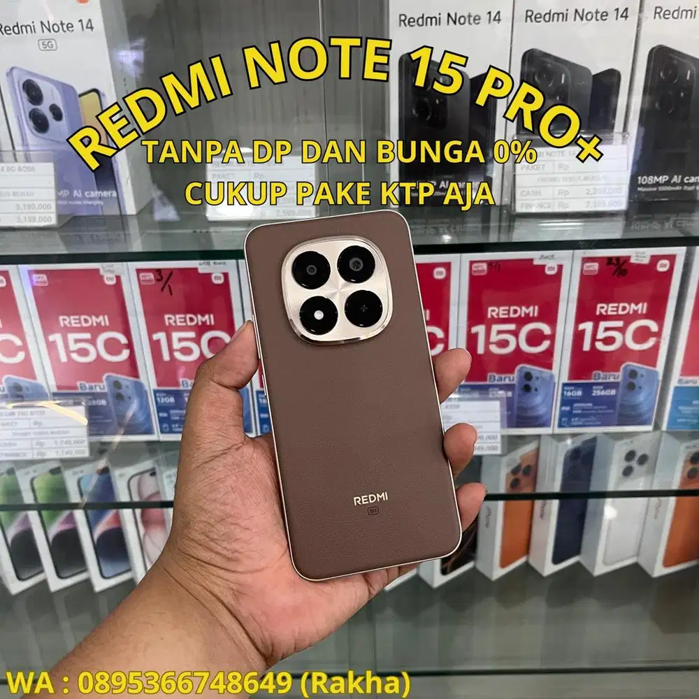 REDMI NOTE 15 PRO+ BISA KREDIT TANPA DP DAN BUNGA CUMA PAKE KTP AJA