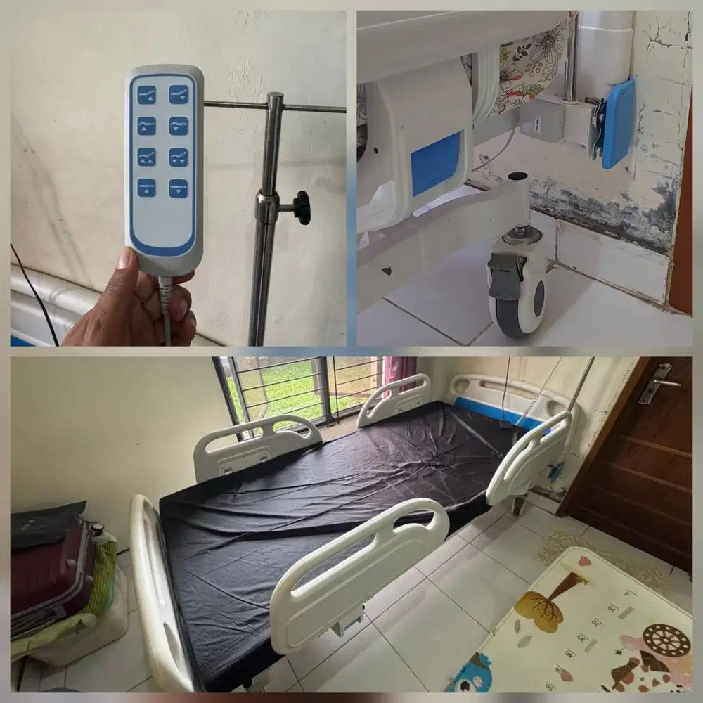 Electric Bed berikut Matras untuk pasien Bed Rest