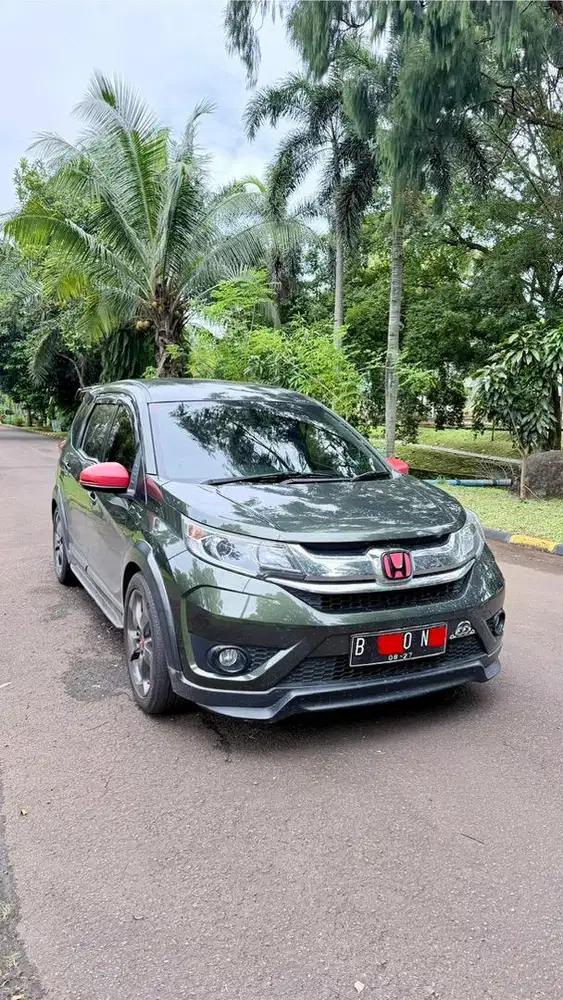 [Low km 54rb] Warna Rare Honda BRV E Manual Prestige 2017 Hijau Army