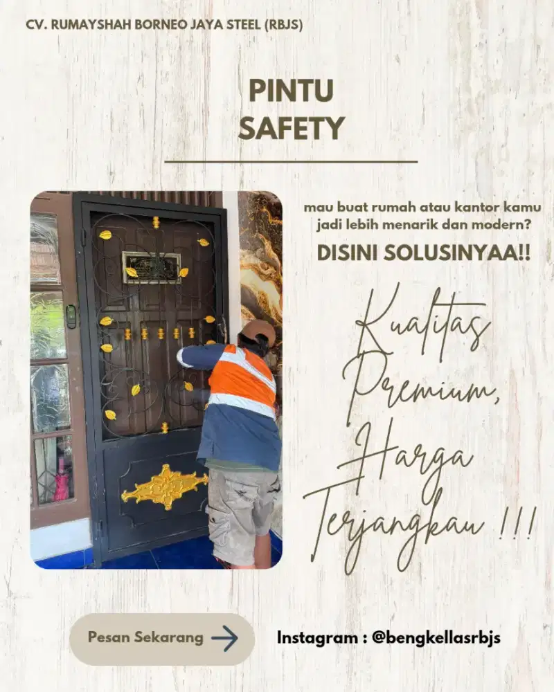 PINTU SAFETY CUSTOM