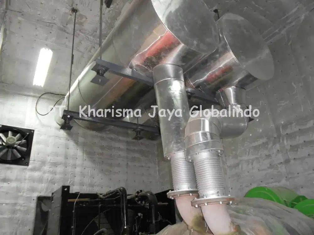 Knalpot Genset RESIDENTIAL, KRITIKAL, INDUSTRIAL