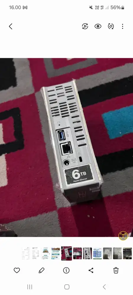 HARDDISK EXTERNAL WD MY CLOUD 6 TB 3,5″