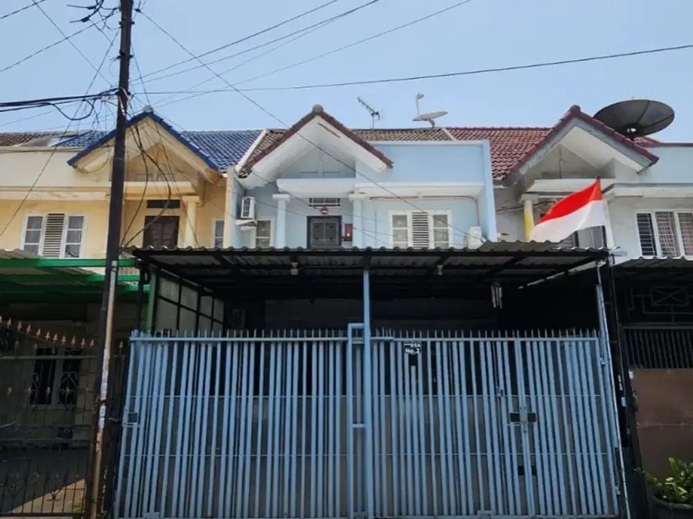 DIJUAL RUMAH CANTIK SEMI FURNISH BLOK TERBAIK HADAP TIMUR DI TAMAN PALEM LESTARI