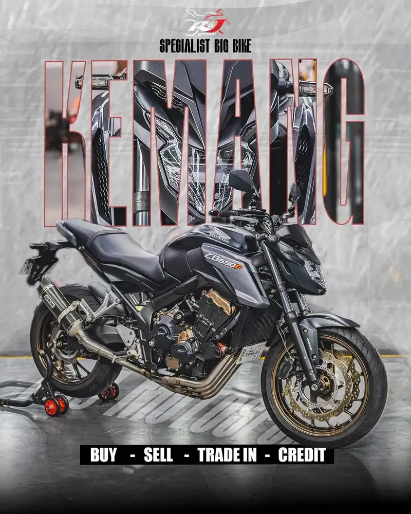 (BPKB & STNK) Honda CB 650 CB650 F Knalpot Arrow NIK 2017 Km 9.000an