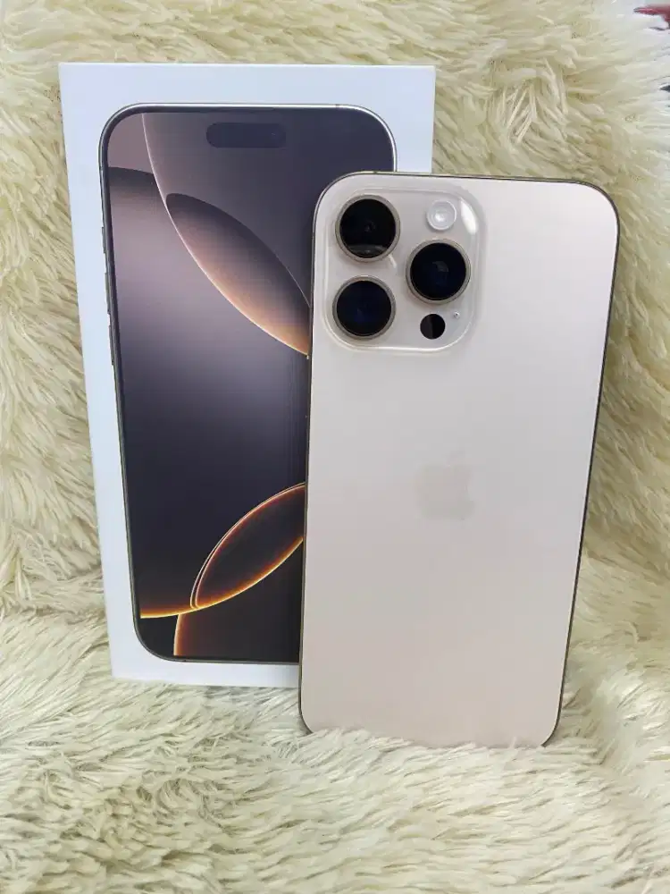 IPHONE 16 Pro Max 256Gb Desert ex ibox garansi oktober 2026#3Gcom