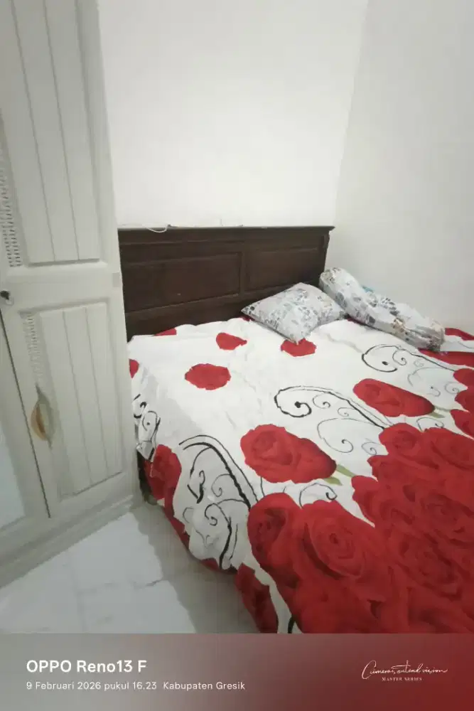 ipan jati lama dan kasur busa ukuran 160x200