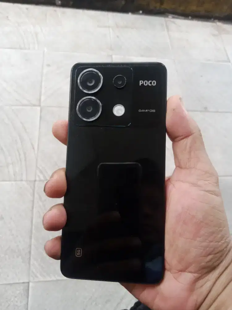 Poco x6 5G RAM 12+4/256GB normal minus lecet pemakaian aj hp second