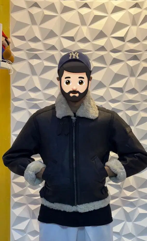 Suntory Coffee Boss Leather Vintage /Rare Size M