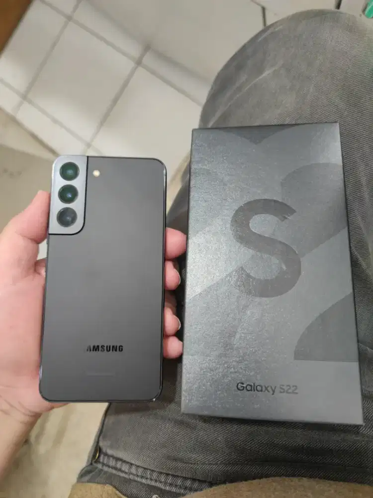 Samsung S22 5G ram 8+8/256gb lengkap
