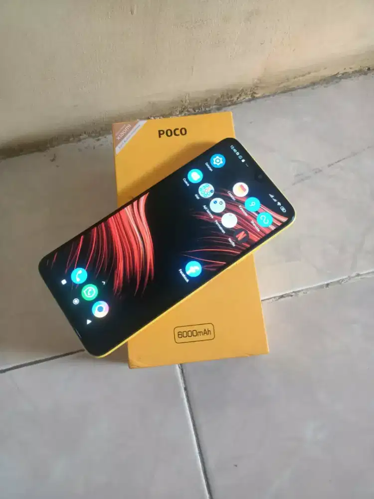 Xiaomi poco M3 ram 6/128 normal semua nya hp sm dus saja