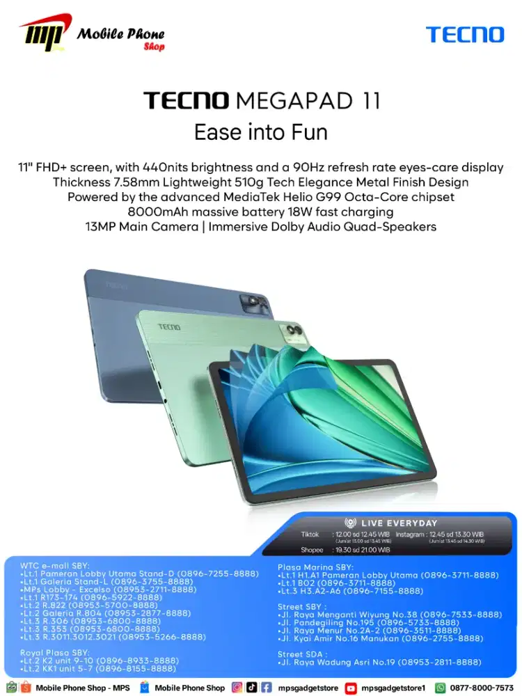 TECNO MEGAPAD 11