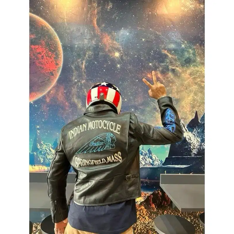 Jaket Kulit Indian Motorcycle Leather Size L